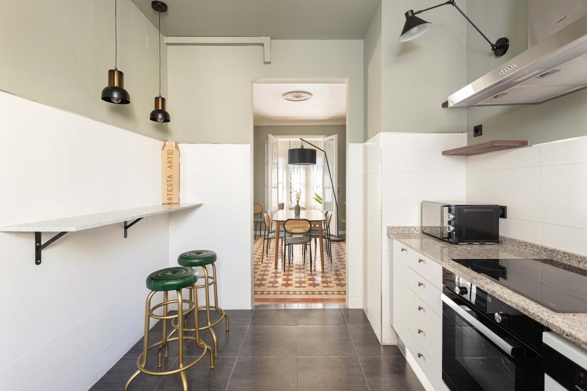 Spacious Stylish 4-bedroom Modernist Appartement Barcelone